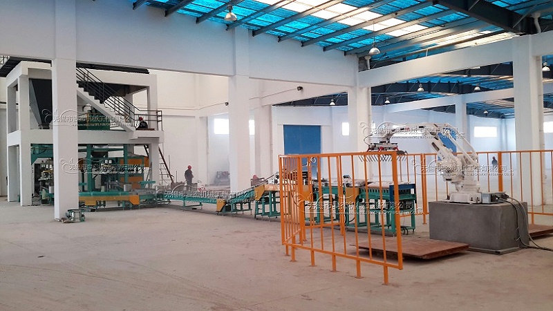 全自動包裝加碼垛線 全自動包裝加碼垛線