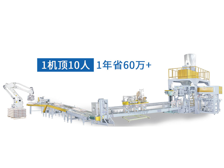 全自動包裝碼垛生產(chǎn)線